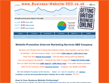 Tablet Screenshot of business-website-seo.co.uk